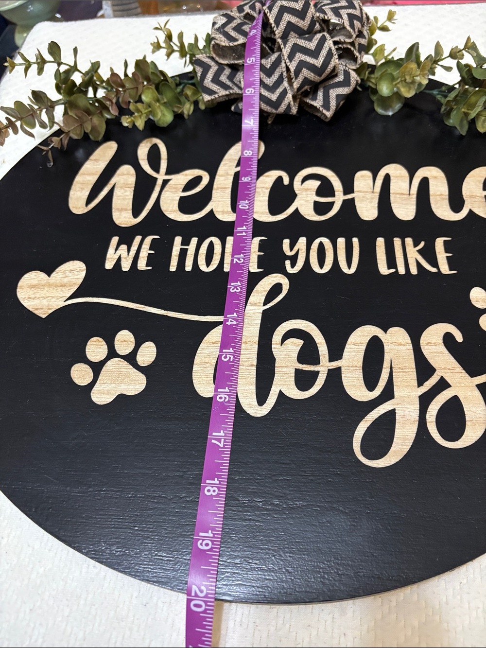 Round Door Sign - Picture 4 of 5
